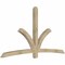 Ekena Millwork Davenport Rough Sawn Timber Gable Bracket, Douglas Fir, 96"W x 52"H x 4"D x 4"F, 13/12 Pitch GBW096X52X0404DAV00RDF - alternate 5